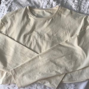 Alphalete Long Sleeve Crop Top